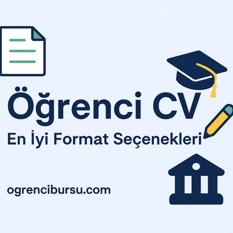 Öğrenci CV İçin En İyi Format Seçenekleri
