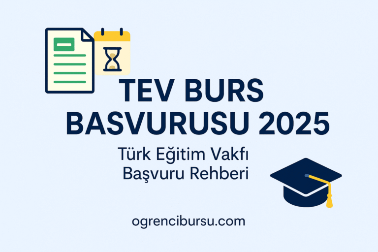 TEV Burs Başvurusu 2025 Başladı!